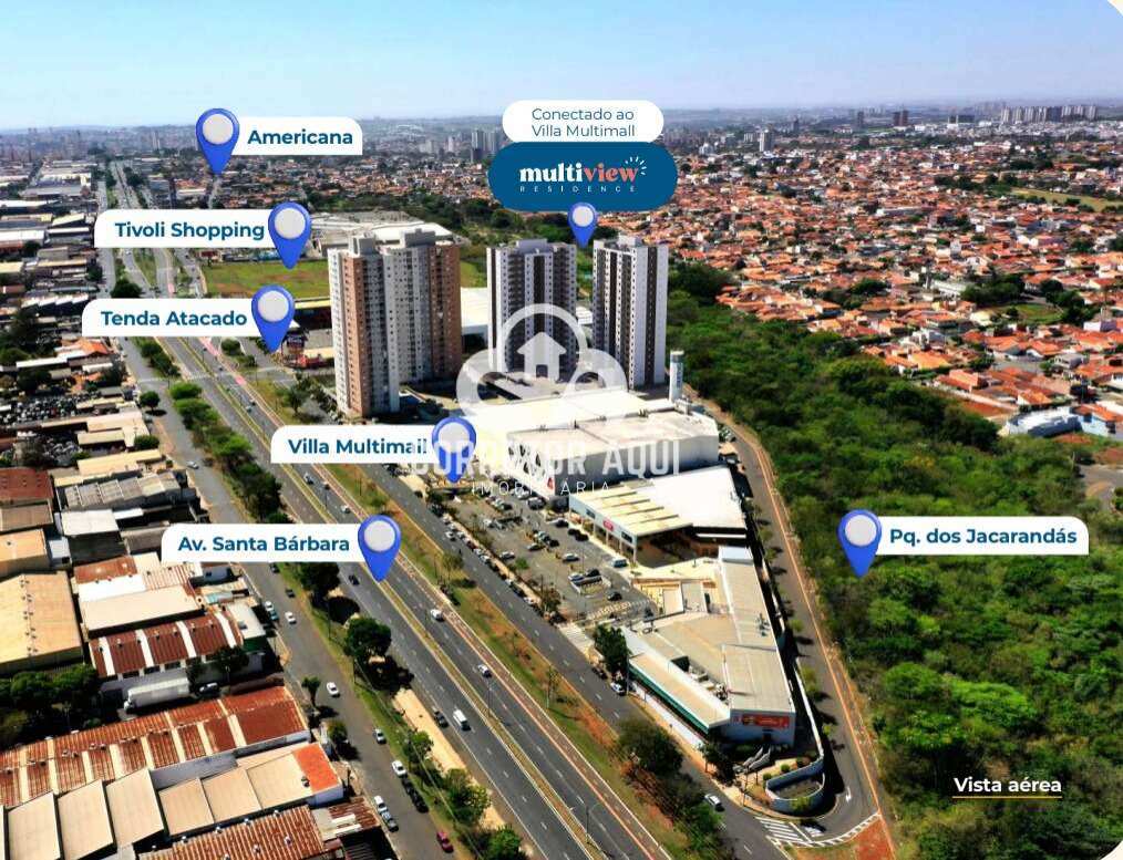 Conheça o Multiview Residence em Santa Bárbara d’Oeste. Apartamentos modernos com varanda gourmet, rooftop, lazer completo, coworking, piscina